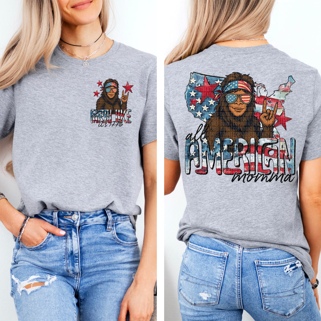All American Momma POCKET DTF Print