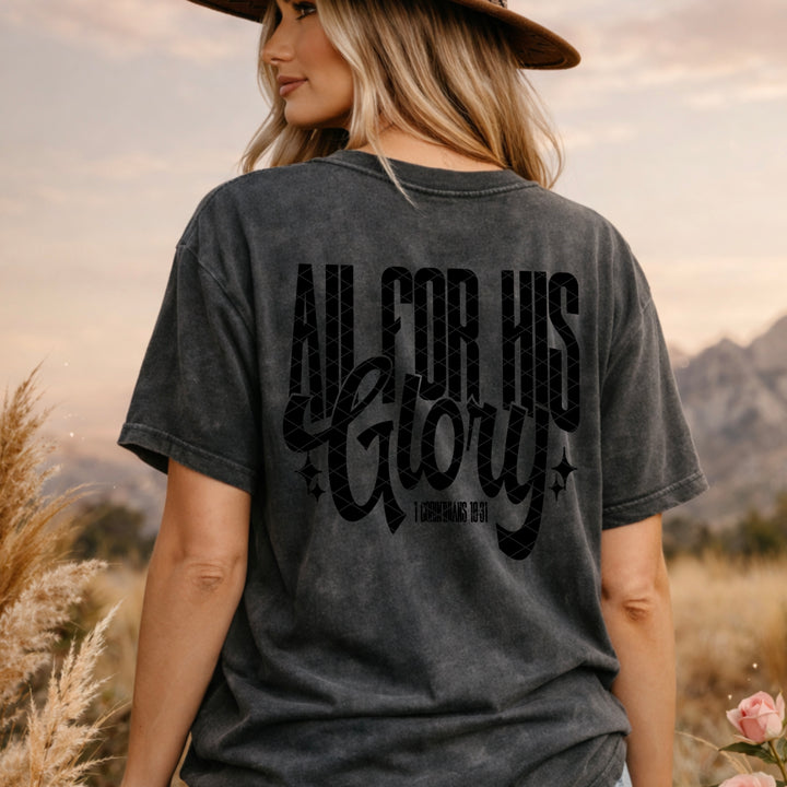 All For His Glory DTF Print