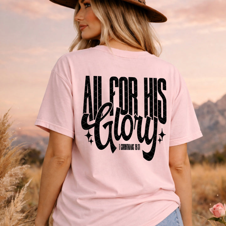 All For His Glory DTF Print