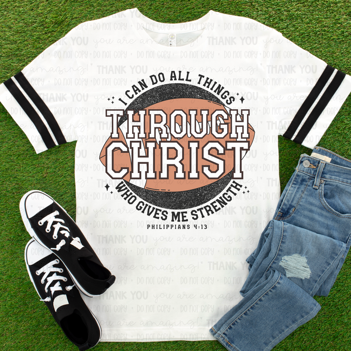 I Can Do All Things Through Christ Sports DTF Print