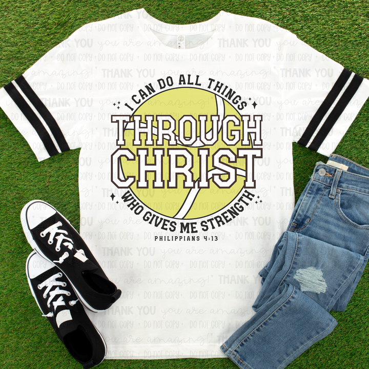 I Can Do All Things Through Christ Sports DTF Print
