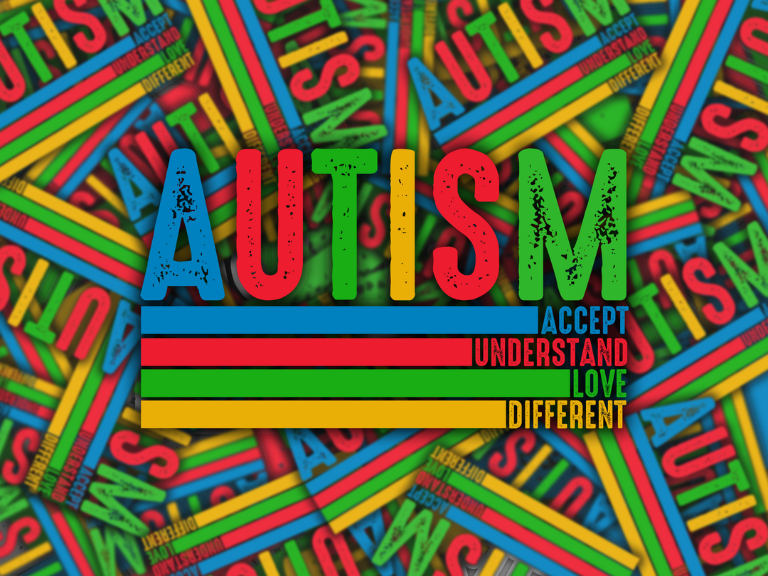 Autism Stacked Die Cut Stickers