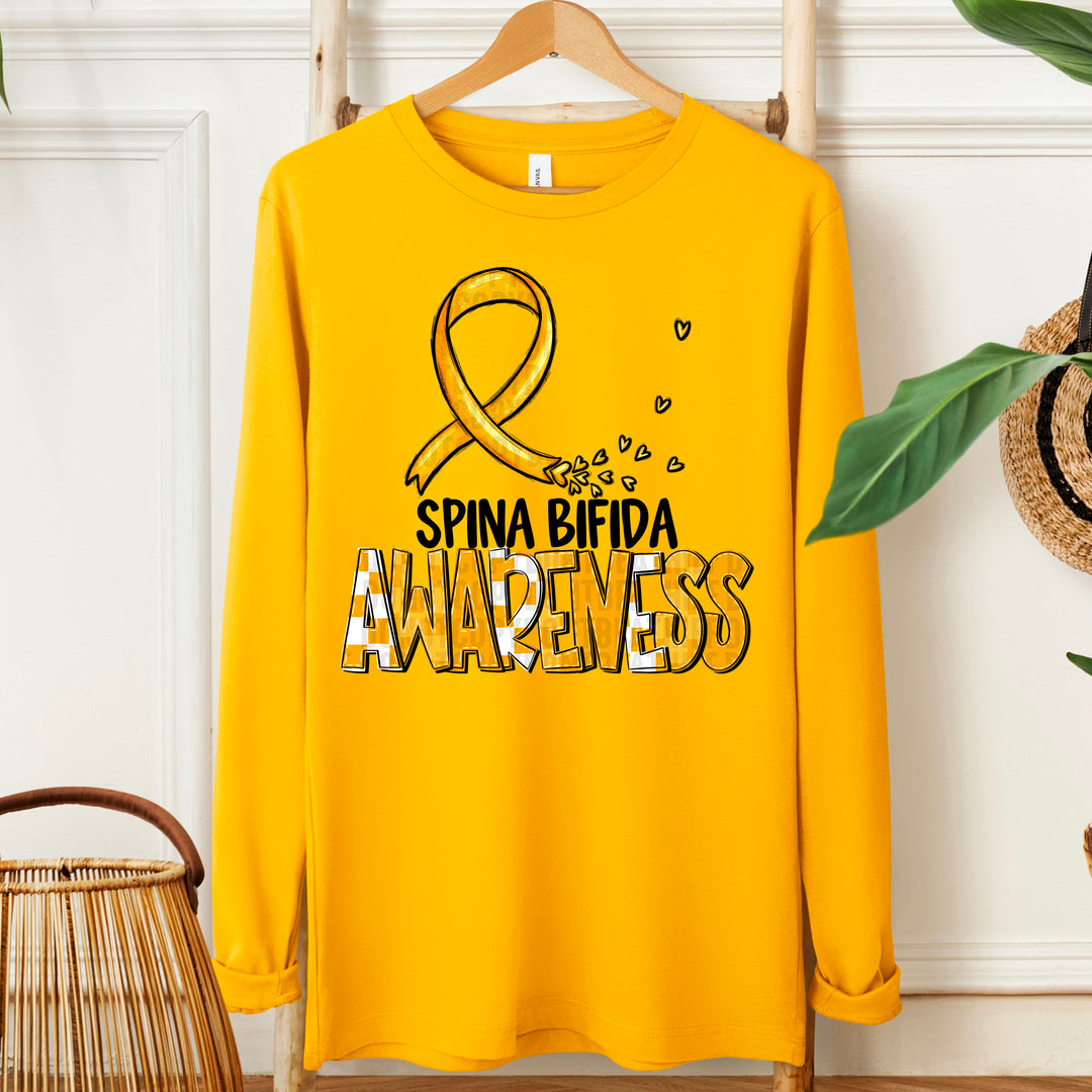 Awareness Doodle Letters Collection DTF Print