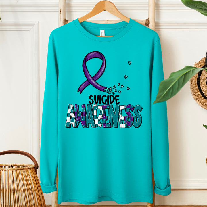 Awareness Doodle Letters Collection DTF Print