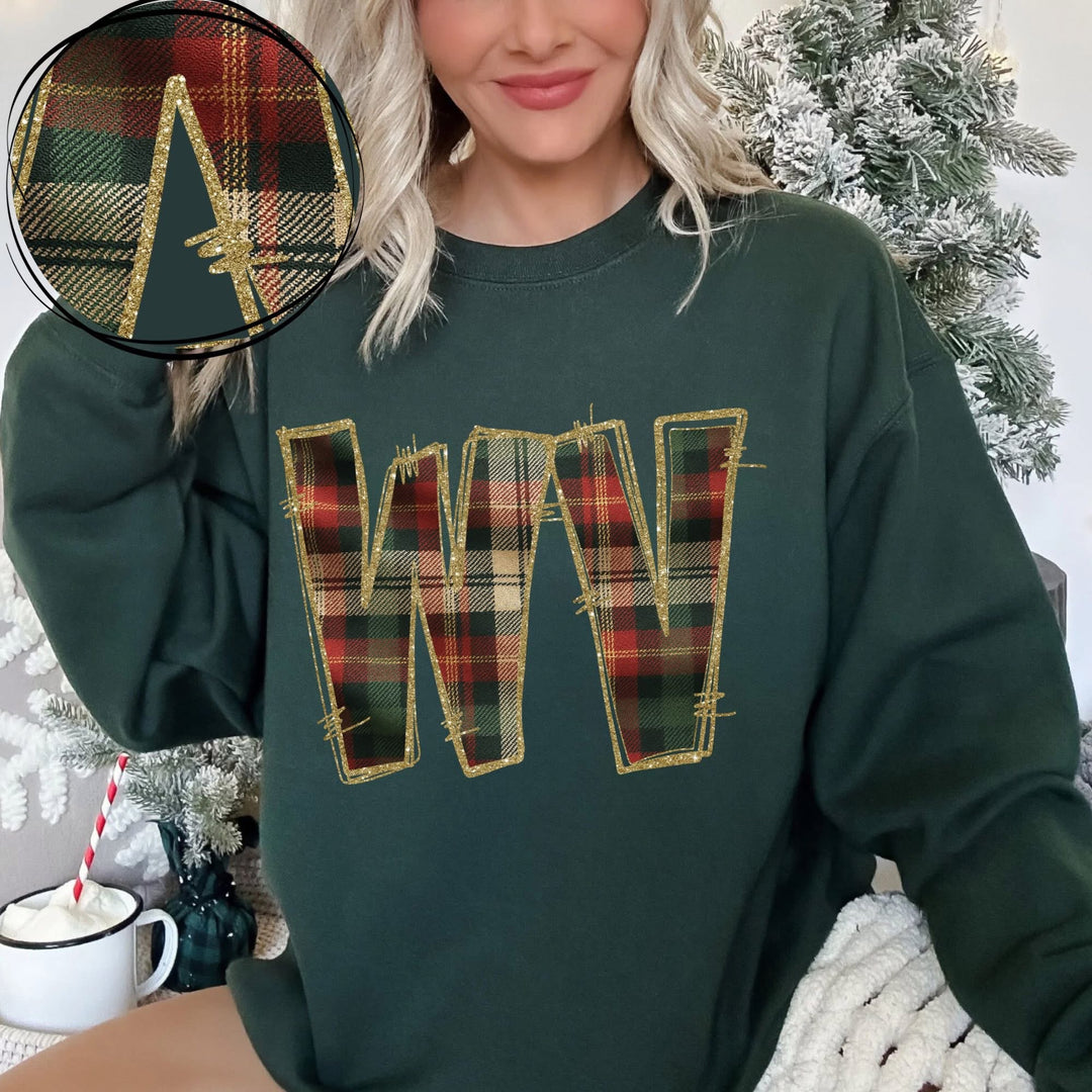 Holiday Plaid VA DTF Print