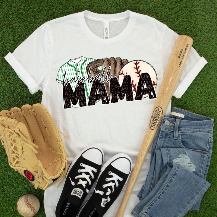 Baseball Mama Trio DTF Print