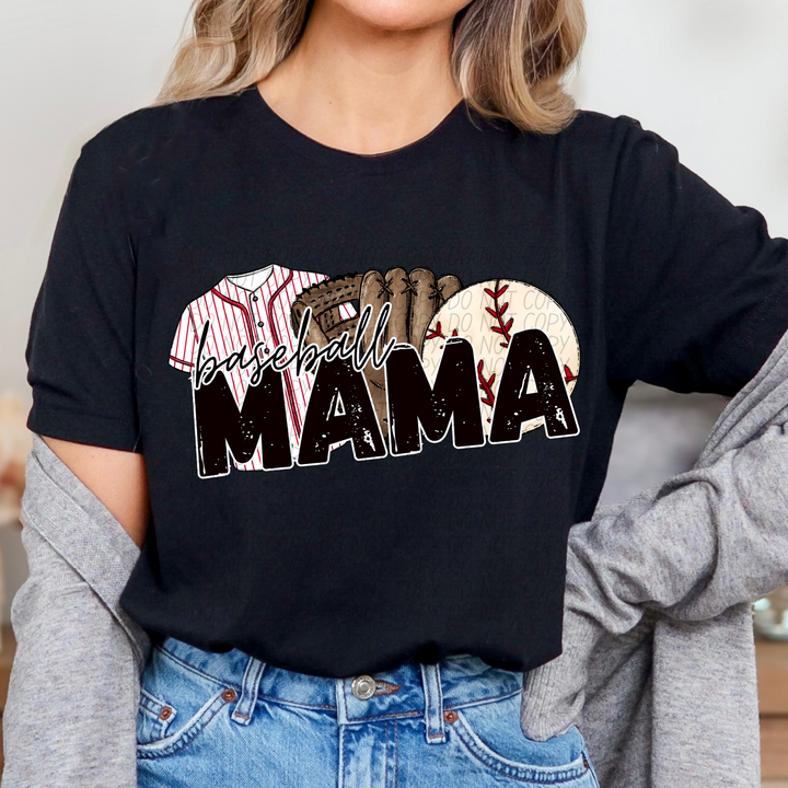 Baseball Mama Trio DTF Print