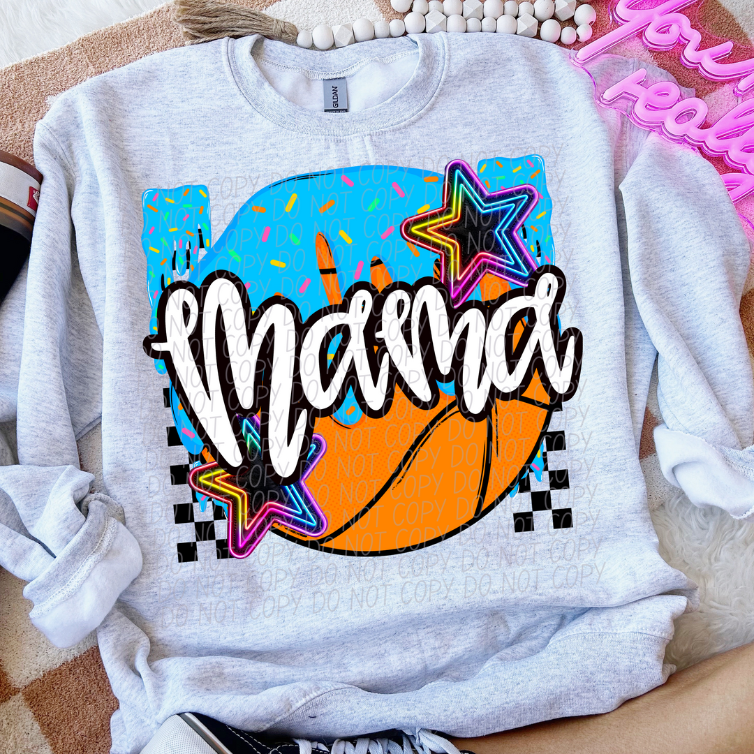 Basketball Mama Drip DTF Print
