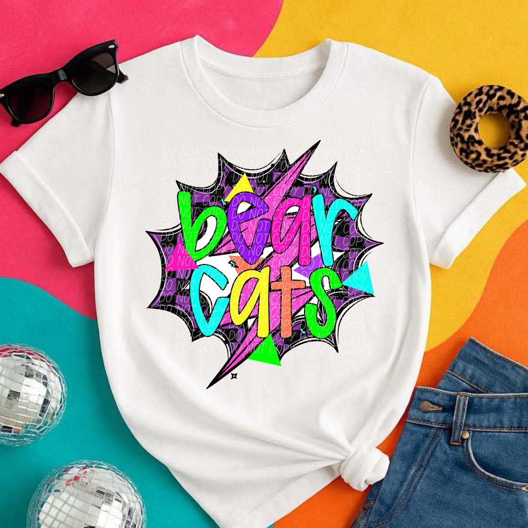 80's Hero Mascots DTF Print