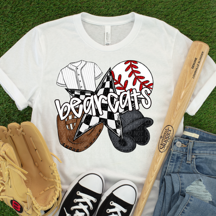 Baseball Mascots DTF Print