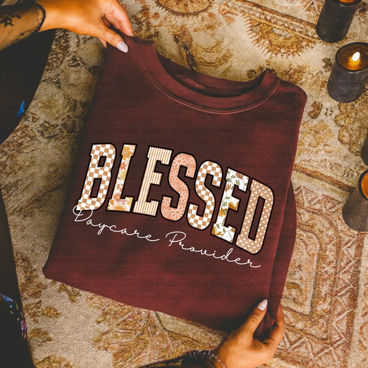 Blessed Titles DTF Print