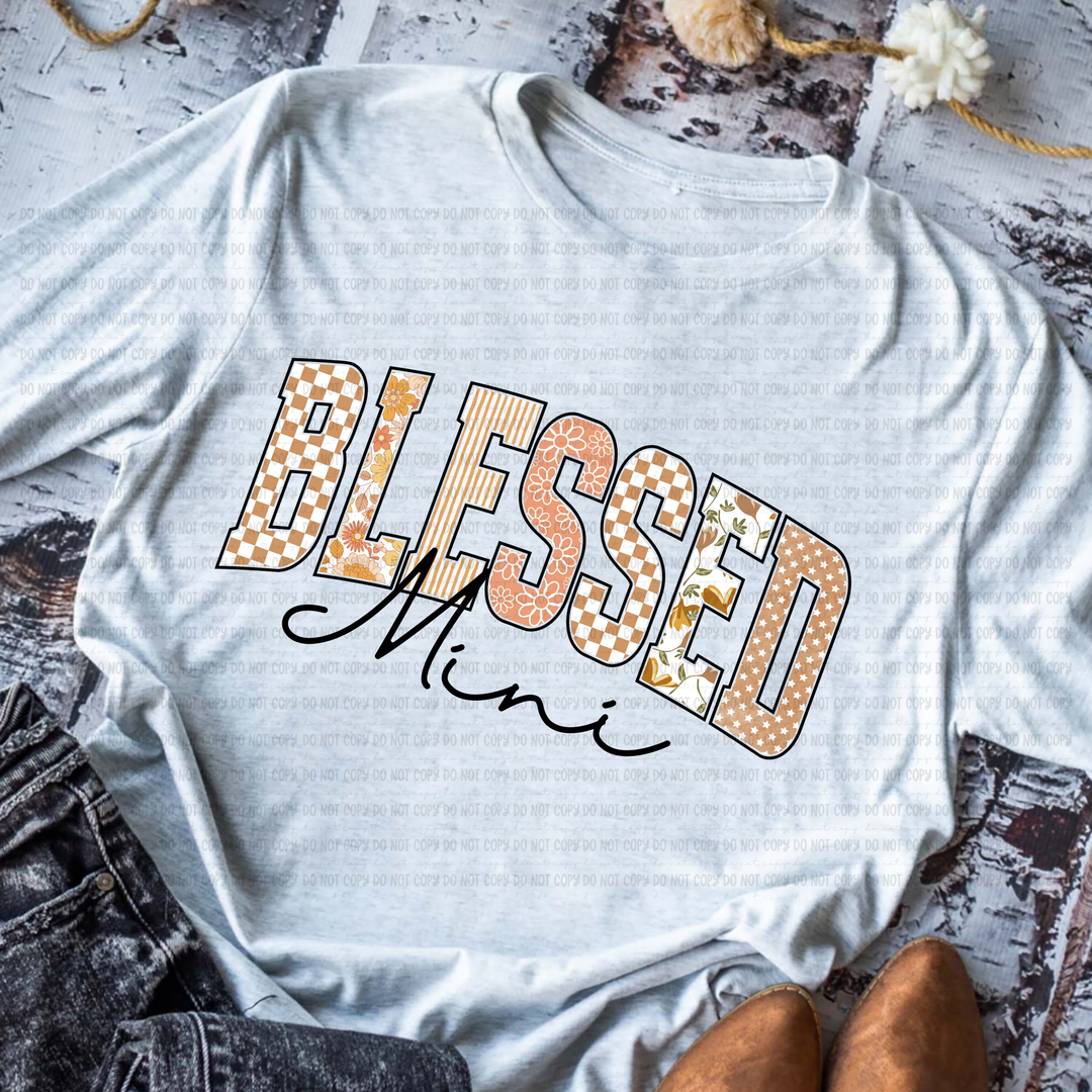Blessed Titles DTF Print