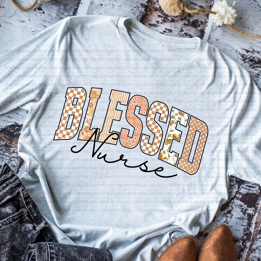 Blessed Titles DTF Print