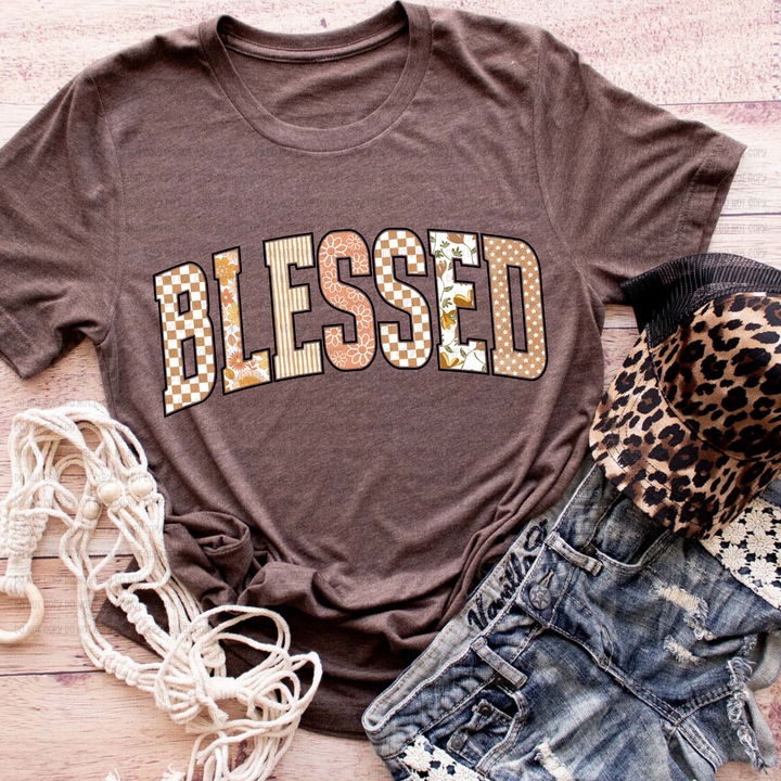 Blessed Titles DTF Print