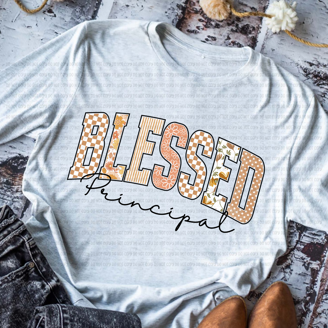 Blessed Titles DTF Print