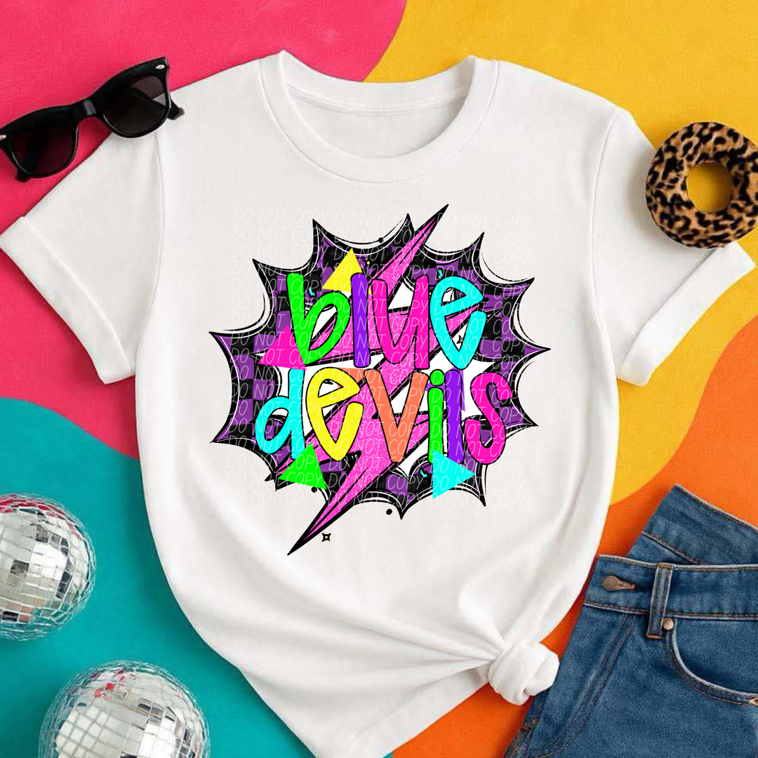 80's Hero Mascots DTF Print