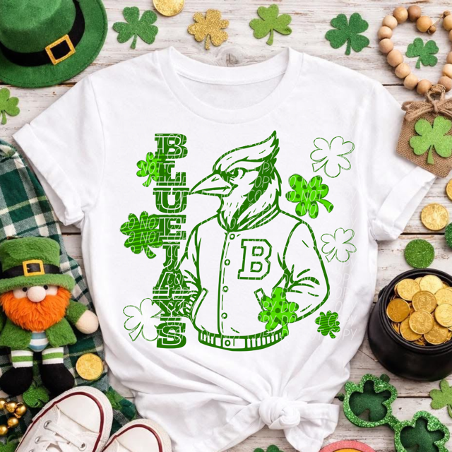 Letterman Clover Mascots DTF Prints