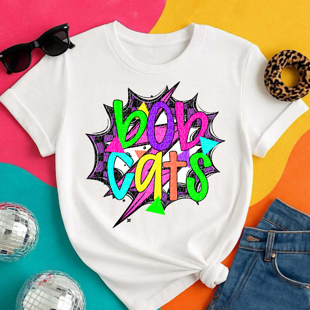 80's Hero Mascots DTF Print