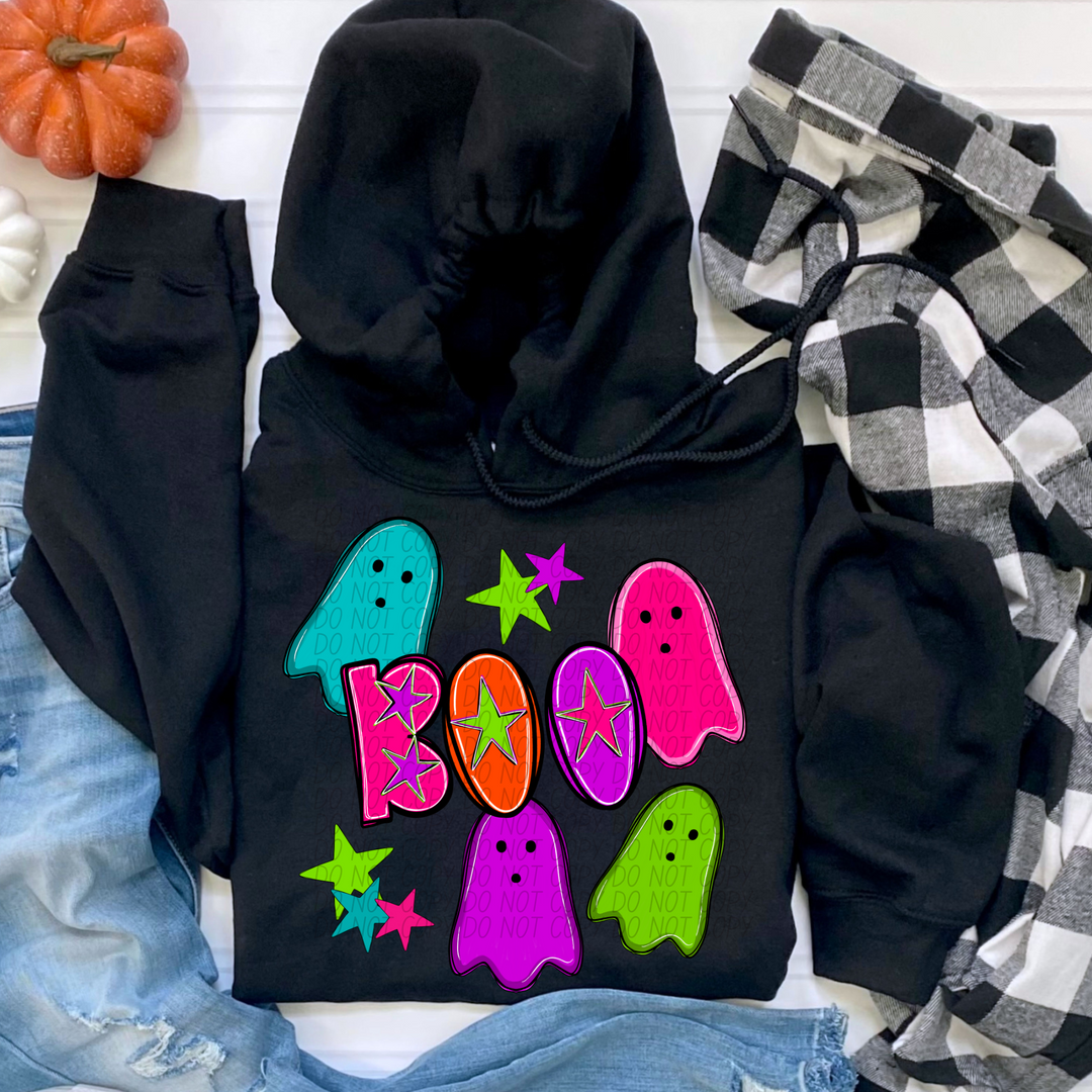 Boo Neon DTF Print