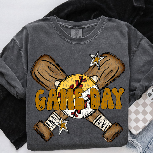 Split Baseball / Softball Game Day DTF Print