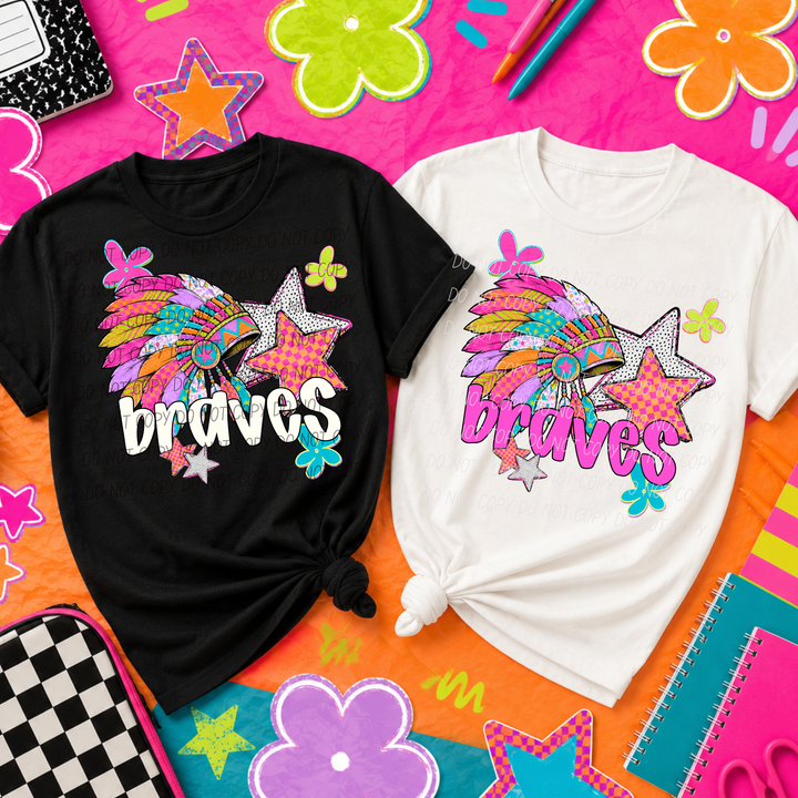 Pattern Pop Mascots DTF Print