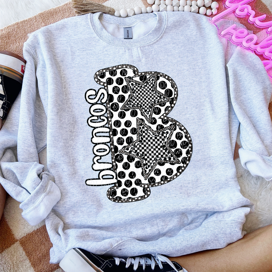 Polka Dot Mascots DTF Print