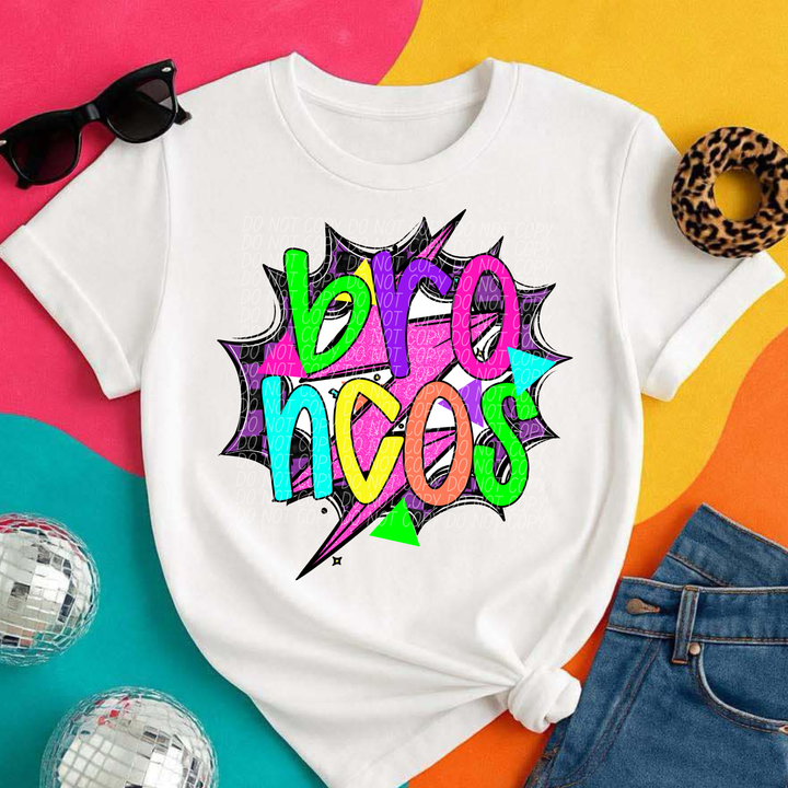 80's Hero Mascots DTF Print