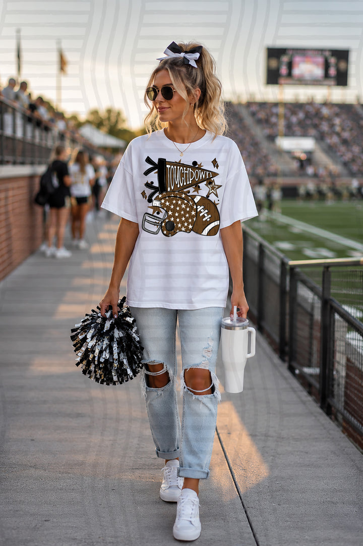Touchdown Helmet DTF Print