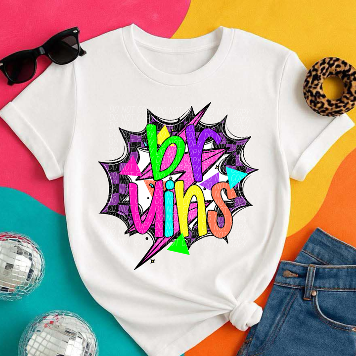 80's Hero Mascots DTF Print