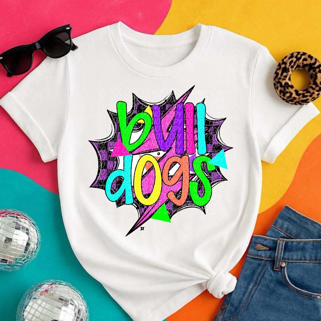 80's Hero Mascots DTF Print