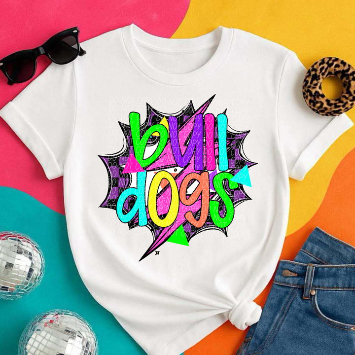 80's Hero Mascots DTF Print