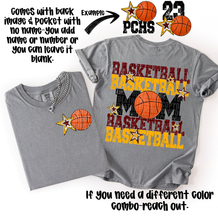 Basketball Mom Collection FRONT DTF Print
