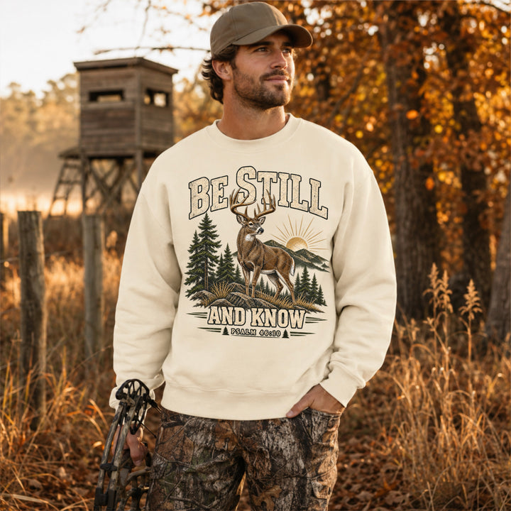 Be Still And Know Deer DTF Print