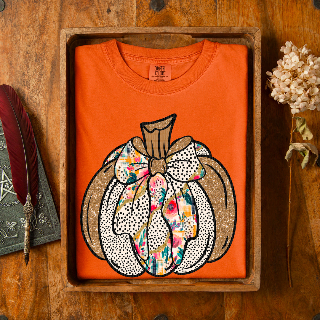 Beautiful Fall Pumpkin DTF Print