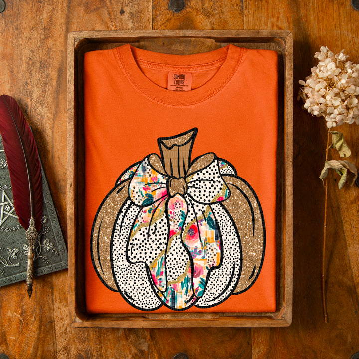 Beautiful Fall Pumpkin DTF Print