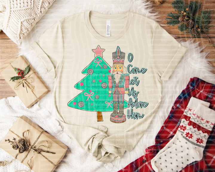 O Come Let Us Adore Him DTF Print