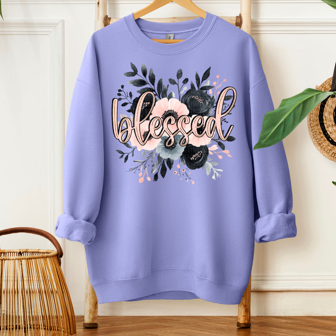 Blessed Floral DTF Print