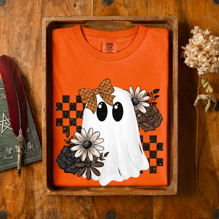 Boho Fall Ghost DTF Print