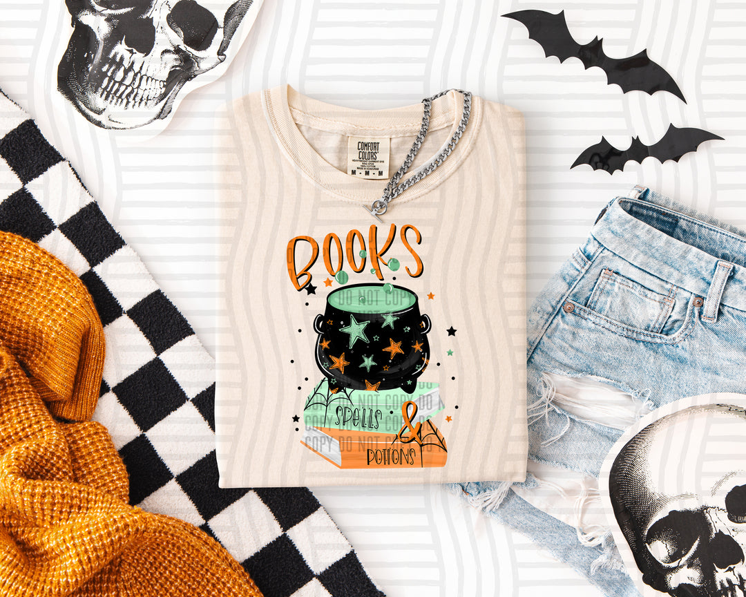 Book Spells And Potions DTF Print