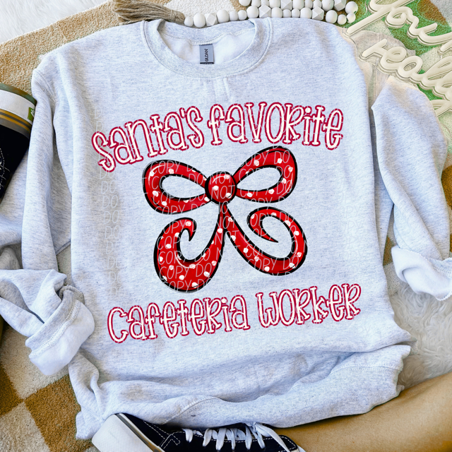 Santa's Favorite Careers DTF Print