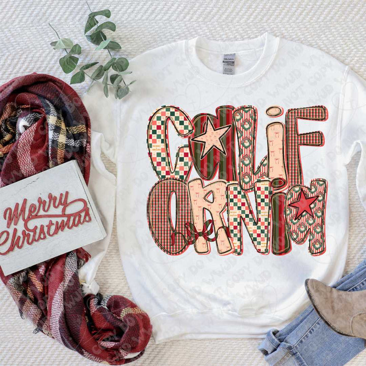 Merry State Alpha DTF Print