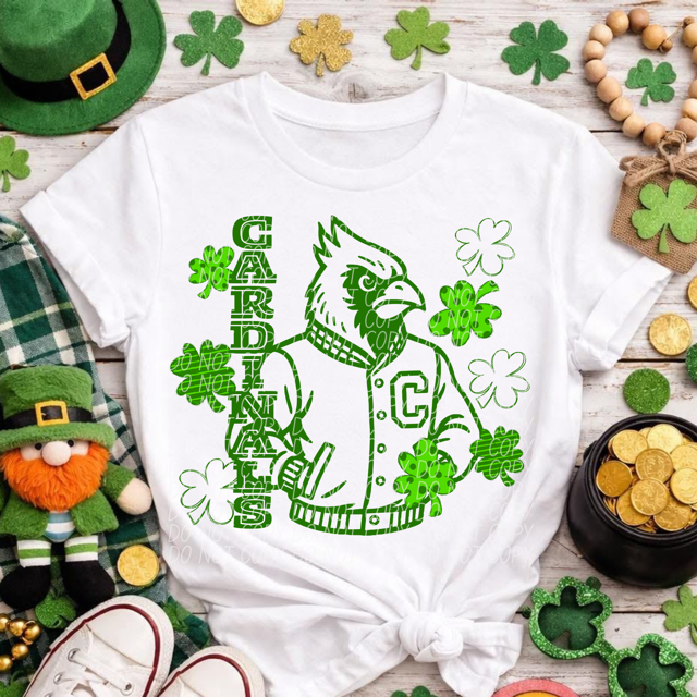 Letterman Clover Mascots DTF Prints