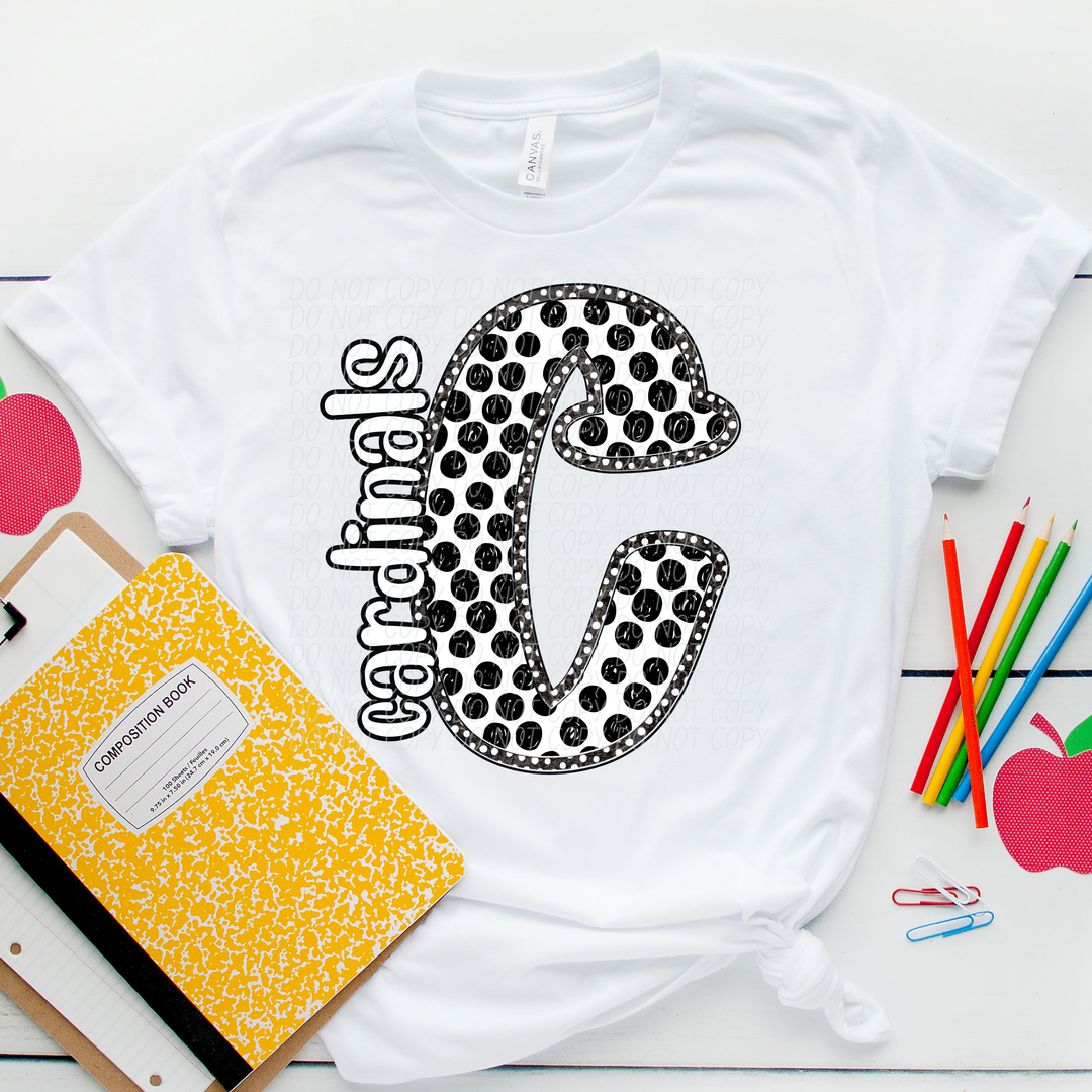 Polka Dot Mascots DTF Print