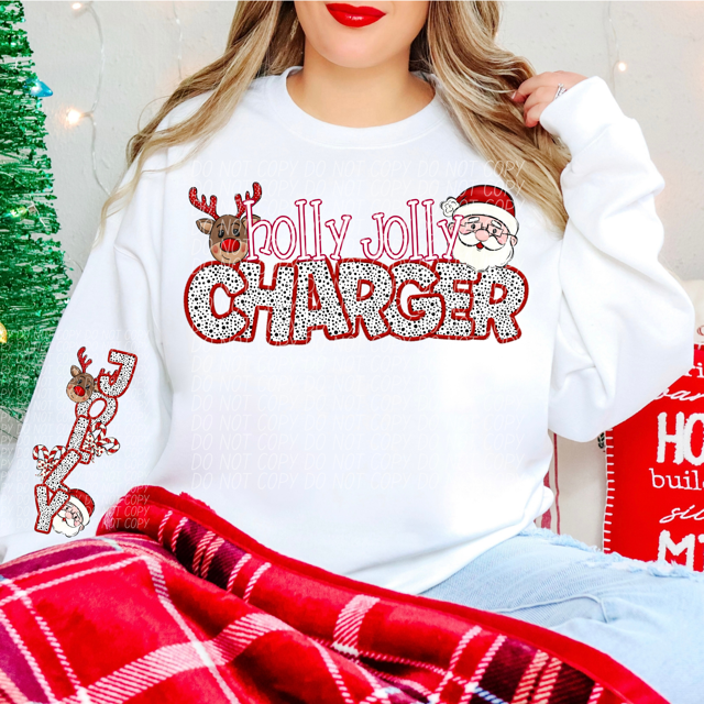 Holly Jolly Mascots DTF Print
