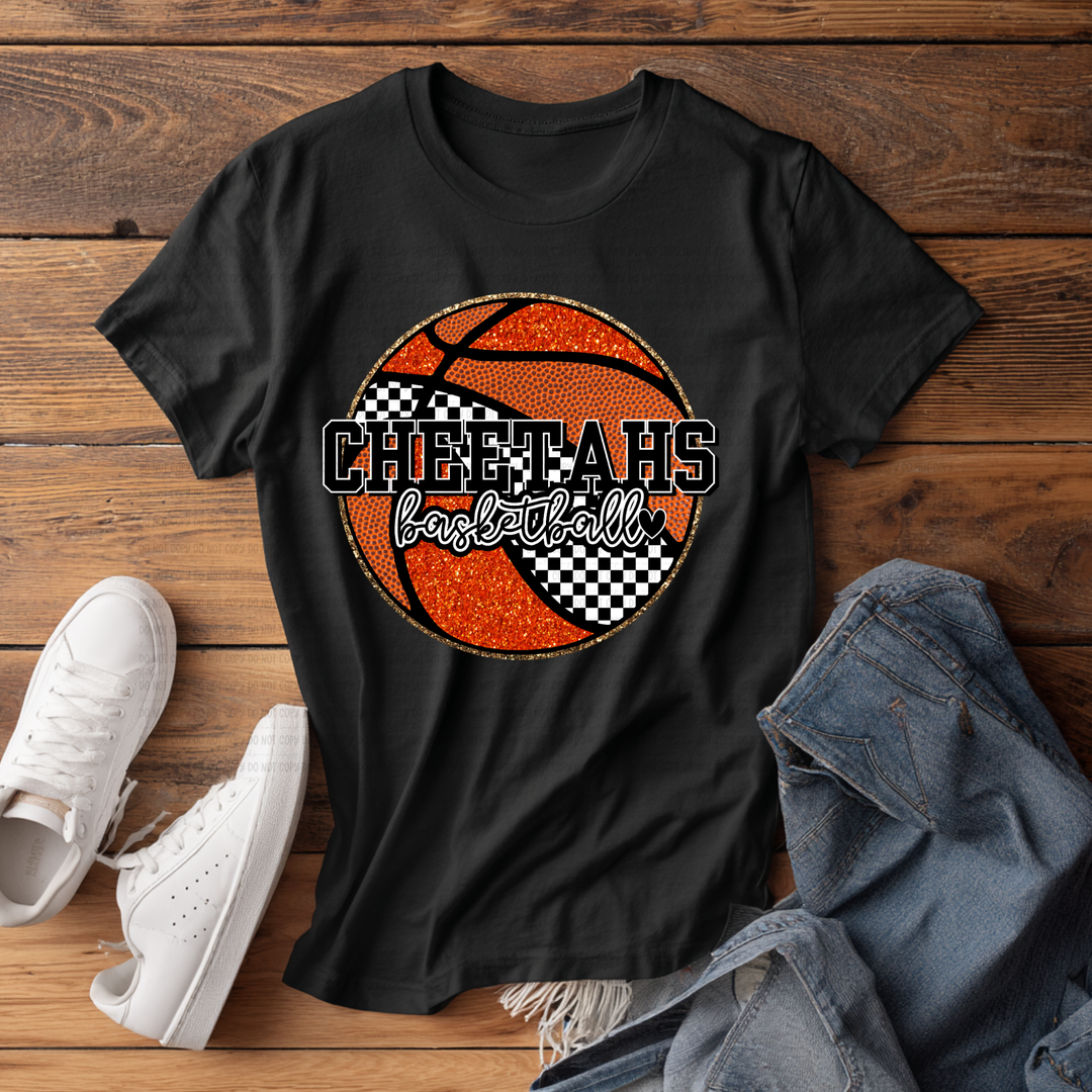 Check Basketball Mascots DTF Print