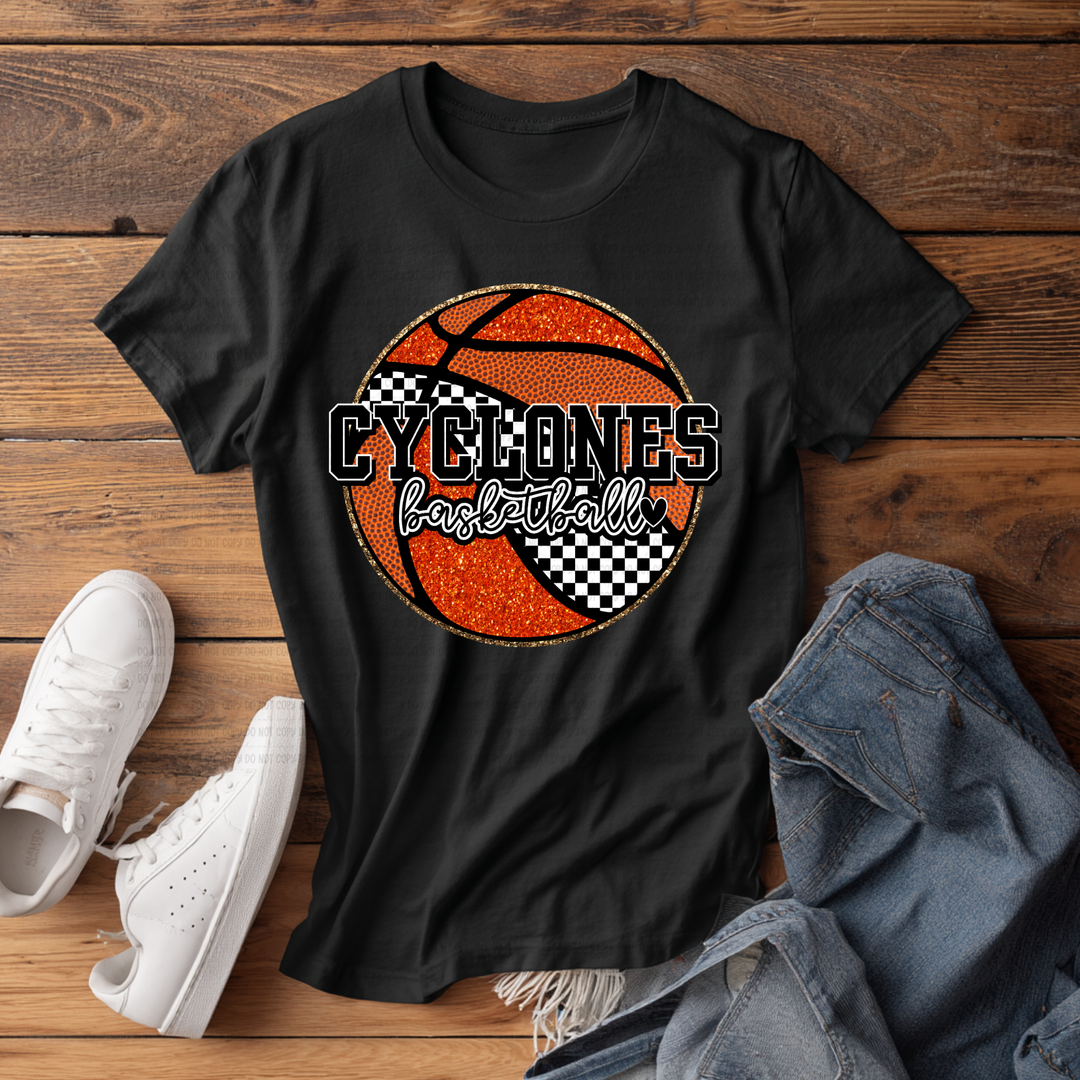 Check Basketball Mascots DTF Print