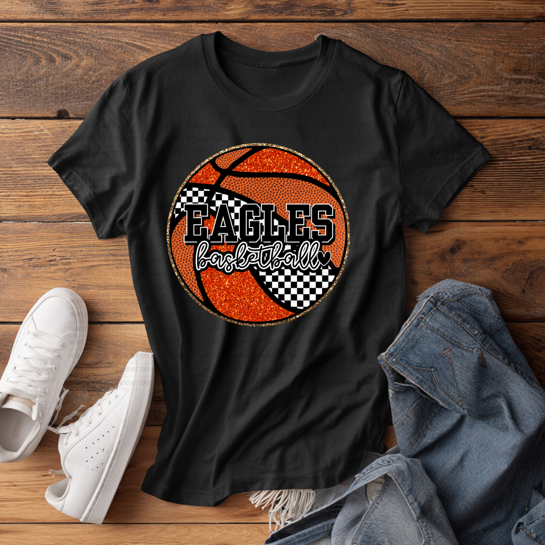 Check Basketball Mascots DTF Print