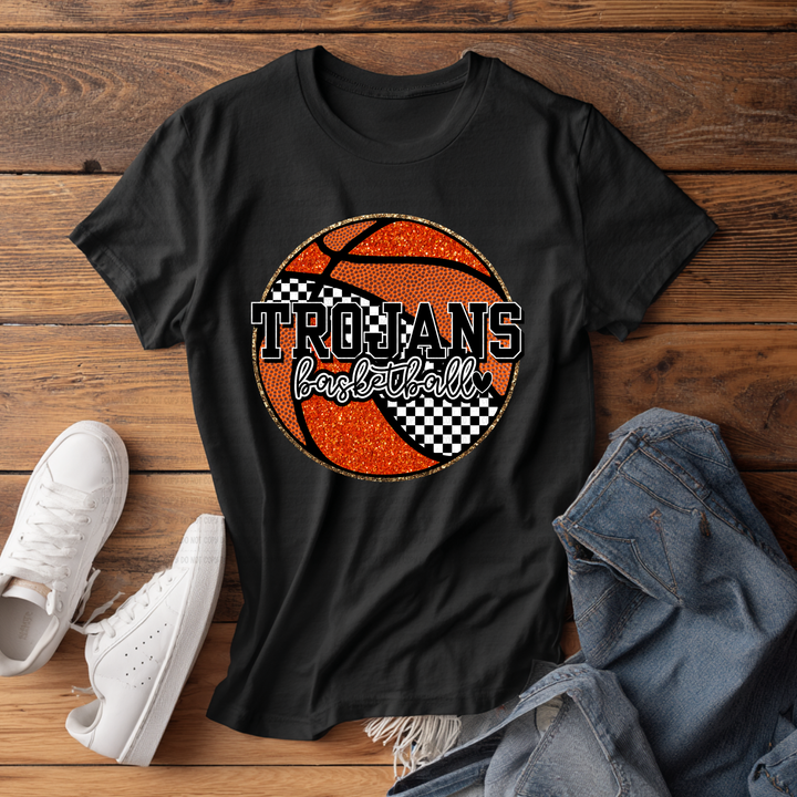 Check Basketball Mascots DTF Print