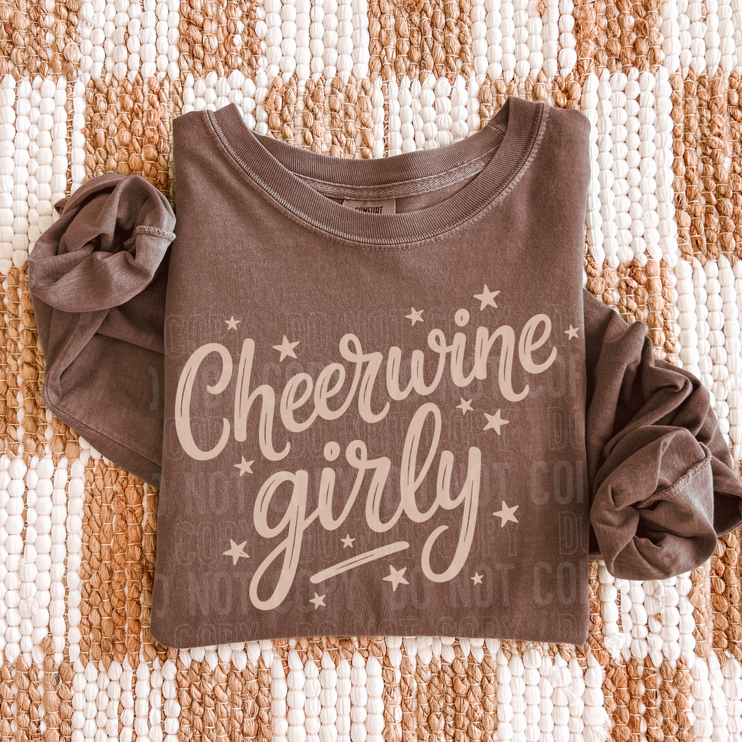 Cheerwine Girly DTF Print