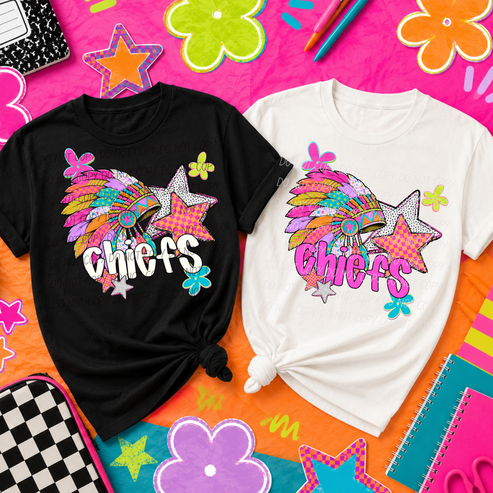 Pattern Pop Mascots DTF Print